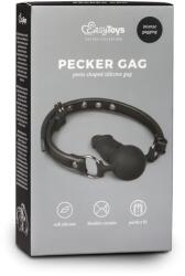 Easytoys - szájpecek belső dildóval (fekete) - shop