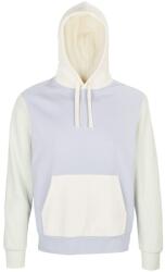 SOL'S Színes uniszex pulóver kapucnival Collins - Krémszínű kék / krémes fehér / krémes zöld | 3XL (SOLS-03818-1000330773)