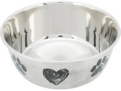 TRIXIE Fém Tál gumi talppal - 2l/20cm (25273)