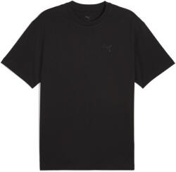 PUMA Felnőtt Rövid Ujjú Póló, Relaxed Fit, Kényelmes Crew Neck PUMA fekete