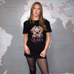 ROCK OFF Дамска рокля Queen - Classic Crest - ROCK OFF - QUDRS03LB
