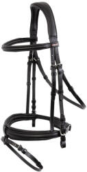 PREMIERE Kombinált orrszíj lovagló zablával Premiere Narbonne COB fekete