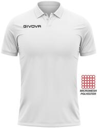 GIVOVA polo hálós zsebbel L fehér|fekete