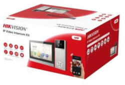 Hikvision DS-KIS613-S Egylakásos IP video-kaputelefon szett; DS-KH8380-WTE1+DS-KV6114-MWBE1+DS-KABV6114-RS