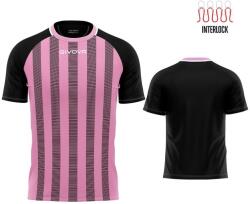 GIVOVA Rugby sportpóló rózsaszín-fekete XL. fekete|rózsaszín