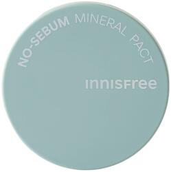 Innisfree No Sebum Mineral Pact - Préselt Ásványi Mattító Púder 8, 5g