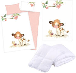  Boci és csigusz flanel ovis ágynemű szett (kuckó csomag)