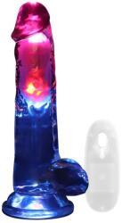 RealRock - herés, világító vibrátor - 20cm - sexshopcenter