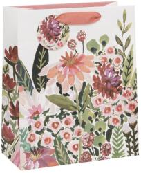 BSB Glick ajándéktasak (20x22, 5x10 cm) rózsaszín virágos, Flower Patch (5) (GMLG15)