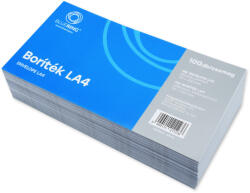 Bluering Boríték LA4 szilikonos bélésnyomott 110×220mm Bluering® 100 db/csom fehér (47692) - officefirst