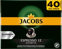 Jacobs Espresso 12 Ristretto őrölt-pörkölt kávé kapszulában 40 db 208 g