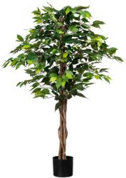 4-Home Művirág Ficus Benjamin, 130 cm, zöld