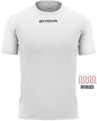GIVOVA Capo Interlock póló M fehér|kék