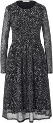 Tchibo - Pöttyös hálós anyagú női ruha - nő - méret XL 48/50 - fekete/pöttyös