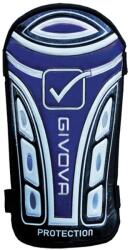 GIVOVA sípcsontvédő Senior tépőzáras fekete|kék