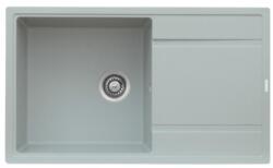 Kevmil KEVIN gránit mosogató szürke, (85 x 50 cm) (KEVINGRSZ)