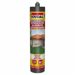 Soudal Neutrális szilikon 280 ml, színtelen SOUDAL (103245)