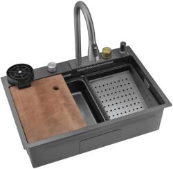 Kevmil SER 680 x 460 mm mosogatótálca szett, antracit (SERANT680460)