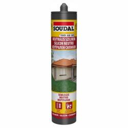 Soudal Neutrális szilikon 280 ml, fehér SOUDAL (8913013)