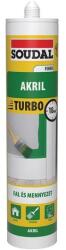 Soudal Akril tömítő 280 ml fehér, SOUDAL TURBO (8912980)