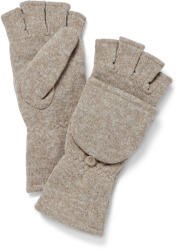 Tchibo - Női lehajtható kötött polárkesztyű - uniszex - méret 6, 5 - bézs