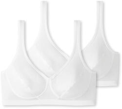 Schiesser 2 Schiesser kosaras bustier melltartó biopamuttal - nő - méret 75C - fehér