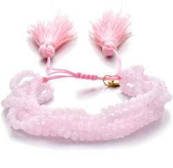 HARAHU BT-38862 karkötő - Rózsaszín KP38862