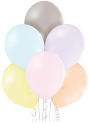 Belbal Belbal, Vegyes csomag, makaron színű latex lufi, 100 db, 30 cm