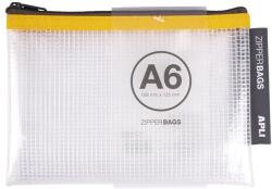 APLI Iratrendező tasak, cipzáras, A6, APLI, vegyes színek (17382) - fodicoaruhaz