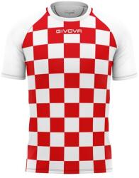 GIVOVA Dama sportpóló fehér-piros M. fehér