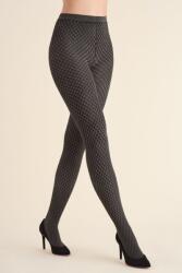 Gabriella Abril 60 DEN harisnyanadrág, szürke-fekete, S