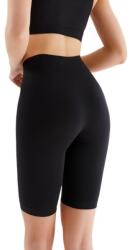 Gabriella Track Rib rövid leggings, fekete, L/XL