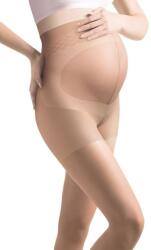 Gabriella Mamma 40 DEN kismama-harisnyanadrág, bézs, L