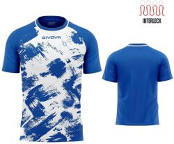GIVOVA Art Sports Interlock póló Royal-White 3XL fehér|kék