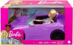 Mattel Barbie Purple Convertible Masina Cu Papusa HBY29 Papusa Barbie