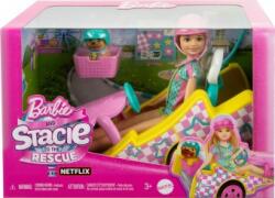 Mattel Barbie Stacie Go-Kart Car cu papusa HRM08 Papusa Barbie