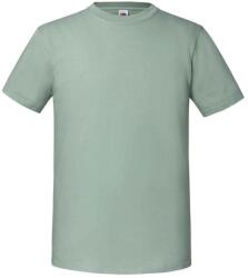 Fruit of the Loom Férfi Iconic 195 prémium gyűrűsfonású pamut póló XL szürke