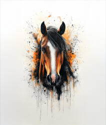 Takoy Fésült szabadidő anyag / futter Takoy PANEL 360g ló akvarell