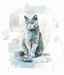 Takoy Fésült szabadidő anyag / futter Takoy PANEL 360g festett cica