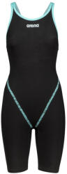 arena Powerskin Primo Closed Back Racing Black/Teal XXS - UK28