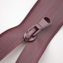 Takoy Cipzár Sarah vízálló két futóval 5 mm - szeder szín 95 cm