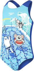 Speedo Gyermek egyrészes Speedo Digital nyomtatott fürdőruha kék