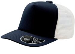ATLANTIS Record Mid Visor 5 Panel Trucker Cap kék
