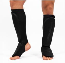 KNOCKOUT Lábcsont kickbox Knockout ciorap V2 2XL fekete