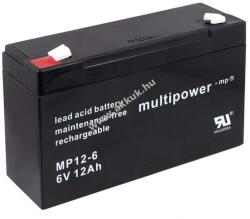 Multipower Ólom akku 6V 12Ah Multipower típus MP12-6