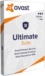 Avast Ultimate (3 Eszköz 1 Év) (AVUEN12EXXA003)