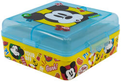 Stor Disney Mickey Fun-Tastic több rekeszes uzsonnás doboz, szendvicsdoboz (STF74393)
