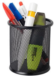  Írószertartó fémhálós fekete (7570654000) - papir-bolt