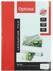 OPTIMA Lamináló fólia OPTIMA A/4 80 mikron fényes 100/csom (20281) - papir-bolt