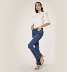 Nina Carter Blugi Dama Evazati BoatCut Nina Carter Albastru Inchis P151L M10 (P151LBLUE-36)